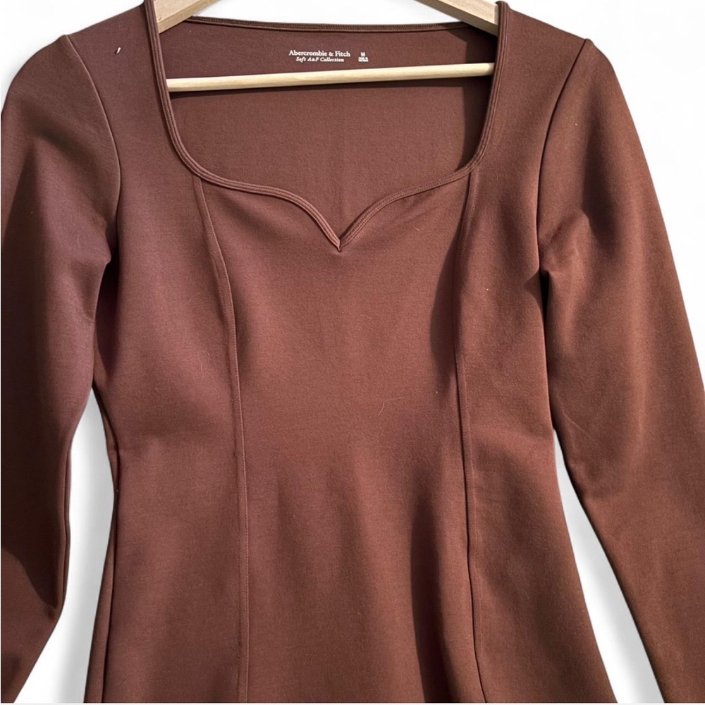 Abercrombie Brown Long Sleeve Bodysuit Brand NEW